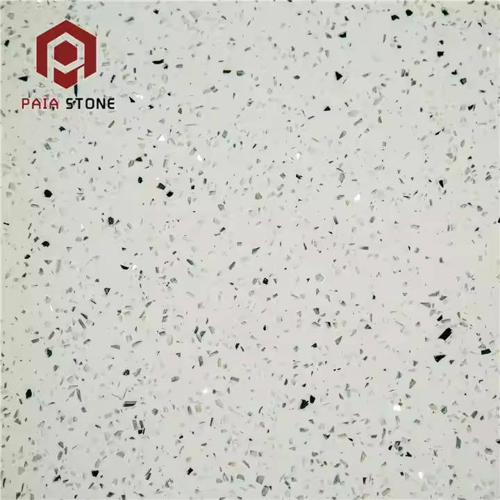 High Quality Home Engineered Quartz Stone Tiles Competitive Crystal Floor Pric